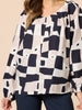 Rive Gauche Top - Navy Multi