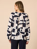 Rive Gauche Top - Navy Multi