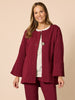Alpha Script Jacket - Shiraz