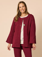 Alpha Script Jacket - Shiraz