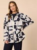 Rive Gauche Shacket - Navy Multi