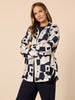 Rive Gauche Shacket - Navy Multi