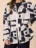 Rive Gauche Shacket - Navy Multi