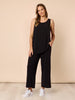 Travel Jersey Wide Leg Pant - Black