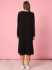 Traveller Long Sleeve Dress - Black