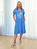 Over the Moon Dress - Blue