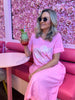 Over the Moon Dress - Pink