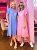 Over the Moon Dress - Pink
