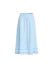 Surfside Stripe Print Skirt - Blue/White