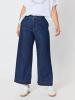 Urban Denim Cropped Pant - Dark Denim
