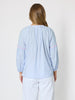 Coral Coast Embroidered Top - Pale Blue