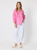 Coral Coast Embroidered Top - Rose