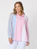 Miramar Stripe Print Shirt  - Lipstick Multi