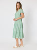 Kalahari Stripe Print Dress - Apple White