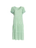 Kalahari Stripe Print Dress - Apple White
