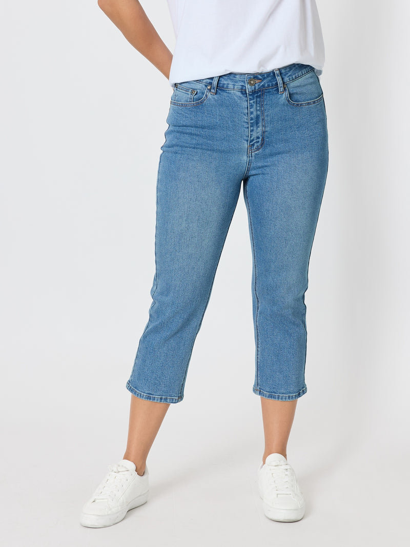 Perfect Cropped Jean - Denim