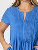Acacia Cotton Dress - Azure