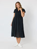 Acacia Cotton Dress - Black