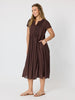 Acacia Cotton Dress - Coffee