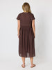 Acacia Cotton Dress - Coffee