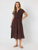 Acacia Cotton Dress - Coffee