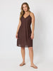Acacia Cotton Dress - Coffee