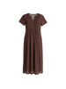 Acacia Cotton Dress - Coffee