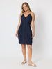 Acacia Cotton Dress - Navy