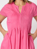 Acacia Cotton Dress - Rose