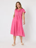 Acacia Cotton Dress - Rose