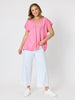 Belle Amour Embroidered Top - Rose
