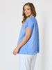 Belle Amour Embroidered Top - Sky Blue