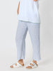 Amalfi Stripe Print Pant - Azure White