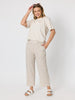 Urban Stripe Print Pant - Natural White