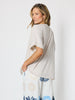 Riviera Relaxed Stripe Top - Natural