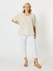 Zara Stretch Pant - White