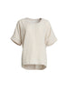 Riviera Relaxed Stripe Top - Natural
