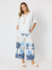 Riviera Relaxed Stripe Top - White