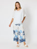Riviera Relaxed Stripe Top - White