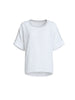 Riviera Relaxed Stripe Top - White