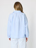 The Palms Embroidered Shirt - Blue/White