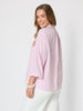 The Palms Embroidered Shirt - Musk White