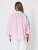 The Palms Embroidered Shirt - Musk White
