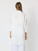 Lagoon Palm Floral Embroidered Shirt - Ivory
