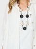 Lagoon Palm Floral Embroidered Shirt - Ivory