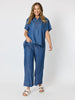 Dune Denim Top - Dark Denim