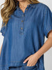 Dune Denim Top - Dark Denim