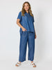 Dune Denim Top - Dark Denim