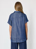 Urban Chic Diamante Top - Dark Denim
