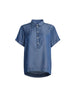 Urban Chic Diamante Top - Dark Denim